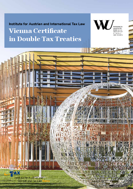 Brochure "Vienna Certificate in Double Tax Treaties"
