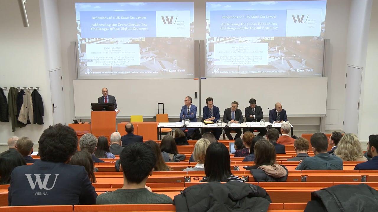 Video Inaugural Lecture: Prof. Walter Hellerstein Visiting Professor at WU