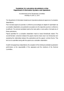 ISOM Guideline Cumulative Dissertation