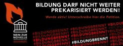 Logo Bildung darf nicht prekär werden
