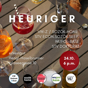 Invitation to the Heuriger on October 24th 2025