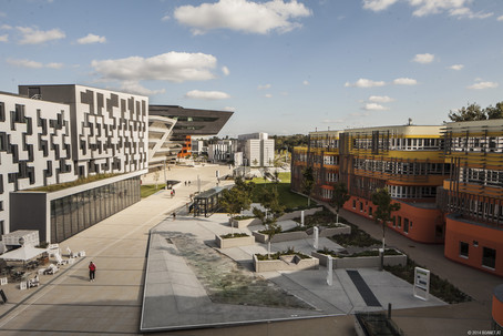 Campus von oben fotografiert