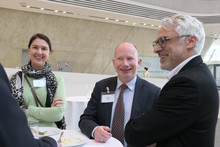 Participants during lunch break