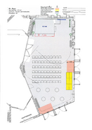 60 Theater 6 Stehtische + 6 Beistelltische 120x60