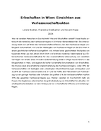 Disslbacher, F. & Rapp, S.: Erbschaften in Wien: Einsichten aus Verlassenschaftsakten (2024)