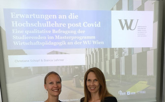 Christiane Schopf und Bianca Lehrner
