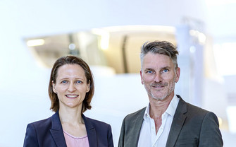 Prof. Klarner und Herr Herheim