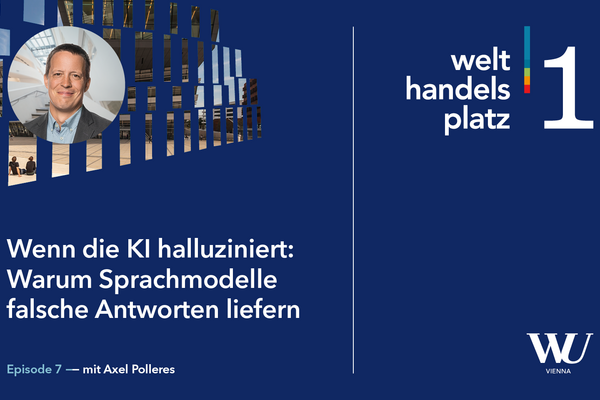 Foto Axel Polleres, Titel: Warum Sprachmodelle falsche Antworten liefern
