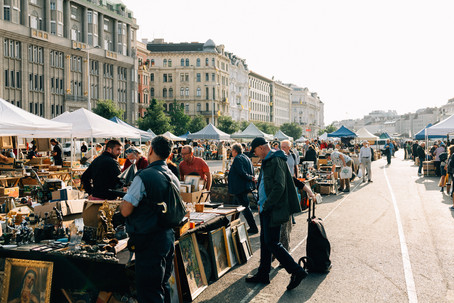 Flea market at Naschmarkt