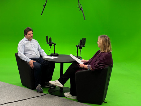 Klaus Prettner und Karin Heitzmann im Gespräch