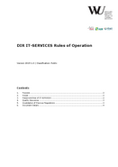 IT-SERVICES Rules of Operation