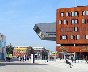 Blick über den Campus WU