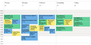 Schedule 1st year