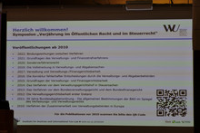 Symposium „Verjährung im Öffentlichen Recht und im Steuerrecht“ 11.-12. Dezember 2023