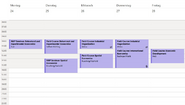Schedule 2nd year