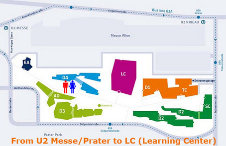 From U2 Messe/Prater to LC (Learning Center)