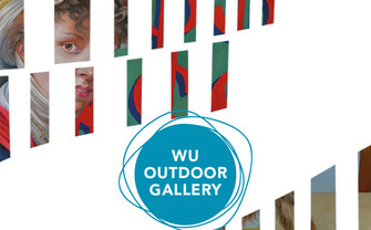 Ankündigung der Ausstellung von Naomi Devil