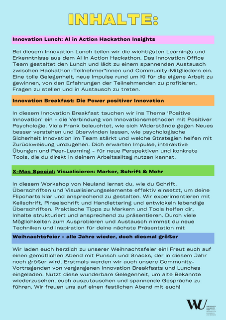 Beschreibung der Inhalte Community Angebote HerbstWinter 2025