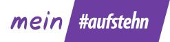 Logo #meinaufstehn