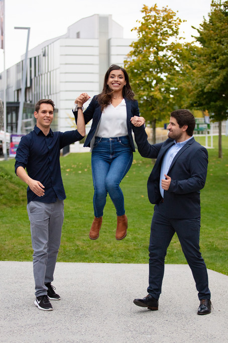 2019 marketmind Best Master Thesis Award Winners: Maximilian Müller, MSc; Natalia Granada, MSc; Mario Berger, MSc; 