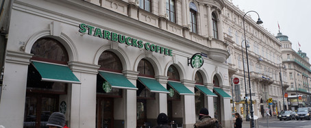 Starbucks Vienna stock photo