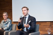 Gabriel Lentner am Podium