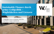 Sustainable Finance durch grüne Geldpolitik – Möglichkeiten und Grenzen