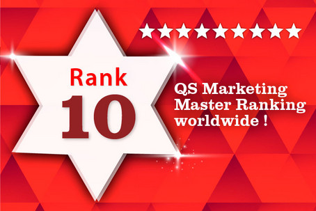 MSc Marketing – number 10 in the QS Business Masters Ranking!