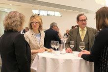 Participants during evening reception