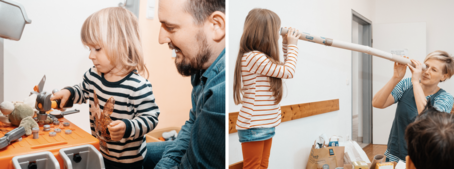 Familienzentren Kreativ und Spielen Foto