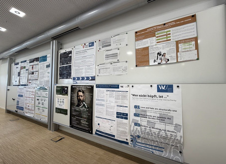Figure 1: Research posters by Zenon Hanappi and Val Vovk Petrovski at the Organization Studies in Sports workshop.