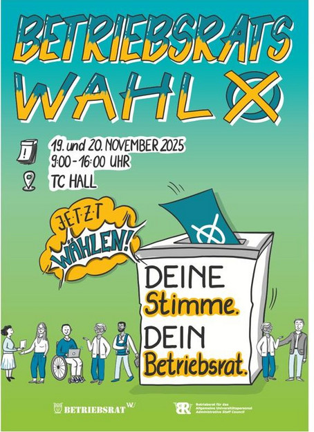 Wahlplakat Betriebratswahl