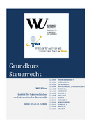 Grundkurs Steuerrecht Skript SS25