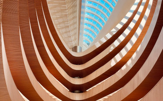 impressive architectural structure