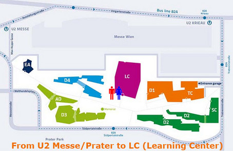 From U2 Messe/Prater to LC (Learning Center)