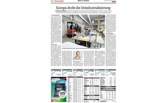 Mittel- und Osteuropa droht die Deindustrialisierung