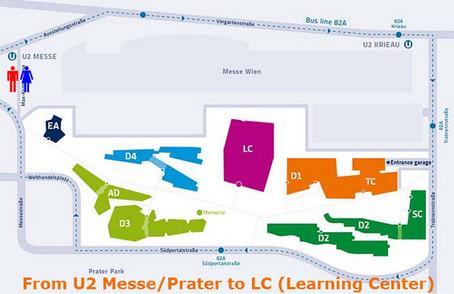 From U2 Messe/Prater to LC (Learning Center)