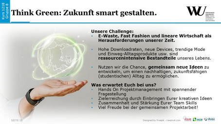 Think Green: Zukunft smart gestalten.