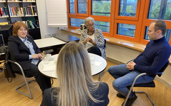 Gruppenfoto des Besuchs