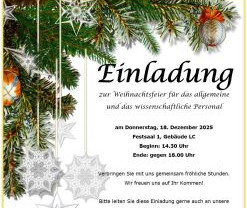 Bild Einladung zur Weihnachtsfeier
