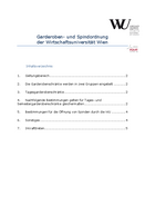 Locker regulations (German)