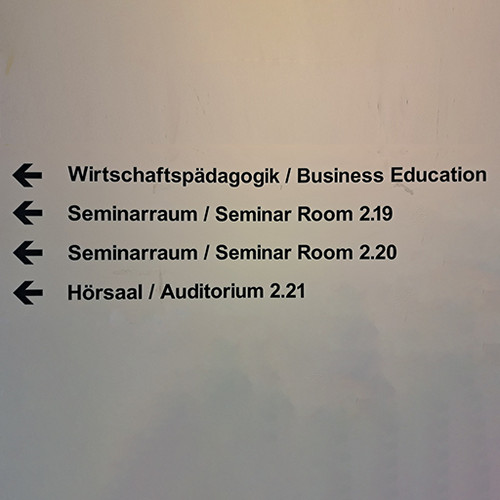Institut für Wirtschaftspädagogik in der Augasse 2 - 6