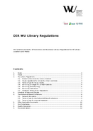 Library Regulations