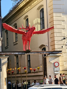 Betriebsausflug Prag - roter Elch