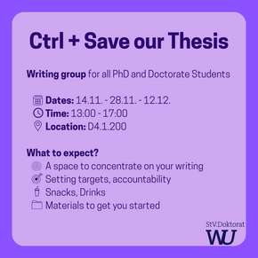 Social Media Banner to announce the writing group