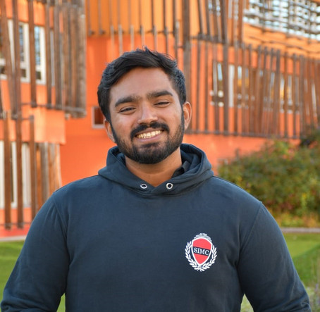 Portrait of Vignesh Nambiar. SIMC Ambassador