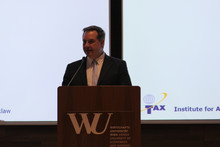 Erster Vizepräsident KSW Klaus Hilber während der Eröffnung