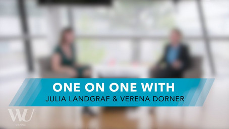 interview one on one with julia landgraf und verena dorner