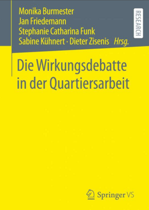 Buchcover Die Wirkungsdebatte in der Quartiersarbeit