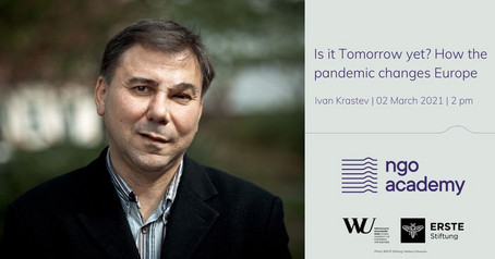 Ivan Krastev Is it tomorrow yet